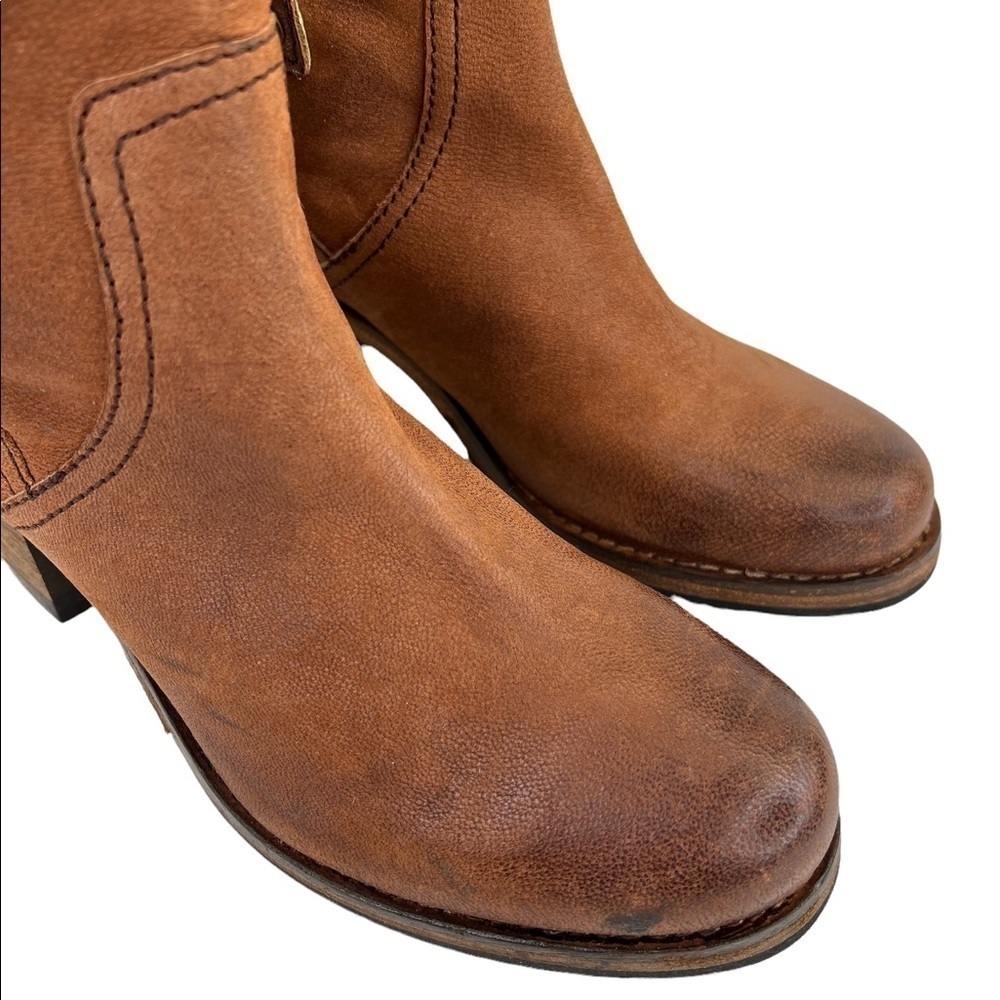 Johnston & Murphy Women’s Back Zip Buckle Leather Boots - Picture 8 of 14